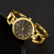 Load image into Gallery viewer, Gold Stainless Steel Wristwatch Zegarek Damski - W