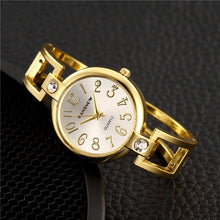 Load image into Gallery viewer, Gold Stainless Steel Wristwatch Zegarek Damski - W