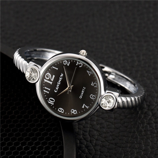 Rhinestone Wristwatch Dames Horloges - W
