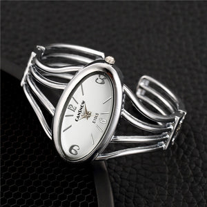 Silver Stainless Steel Wristwatch Ceasuri - W