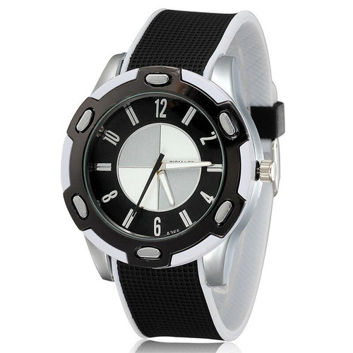 Black and White Military Wristwatch Orologio Uomo - M